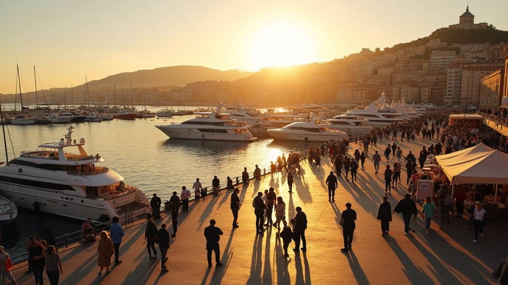 Vue aérienne de Marseille montrant les quartiers nord et sud